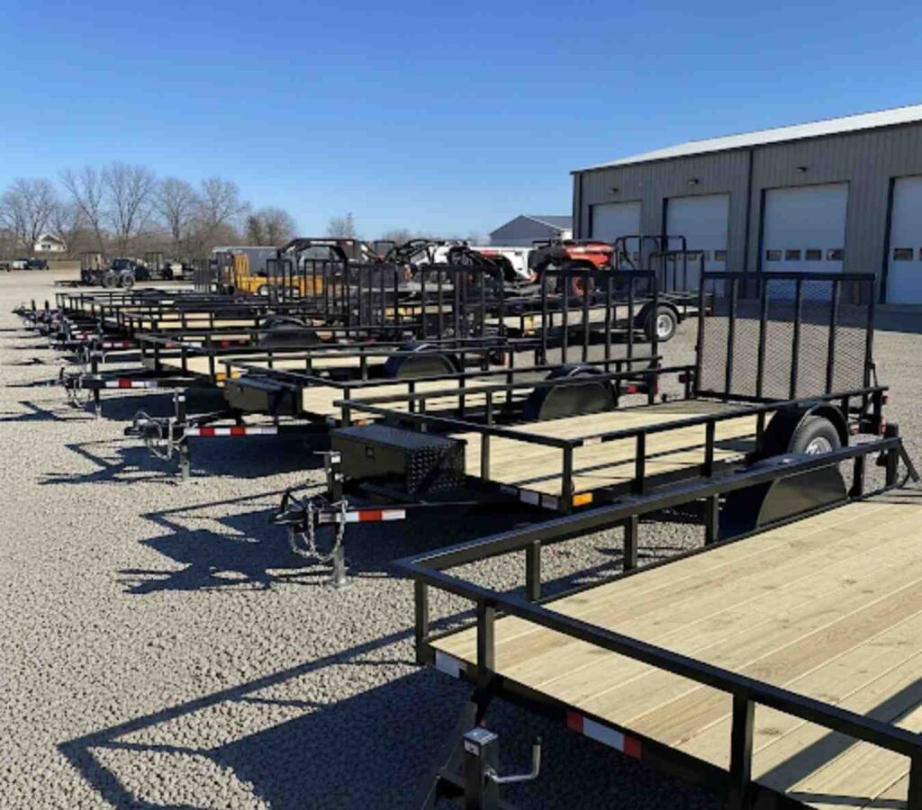 This is the image of utility trailers one of the best trailers for construction